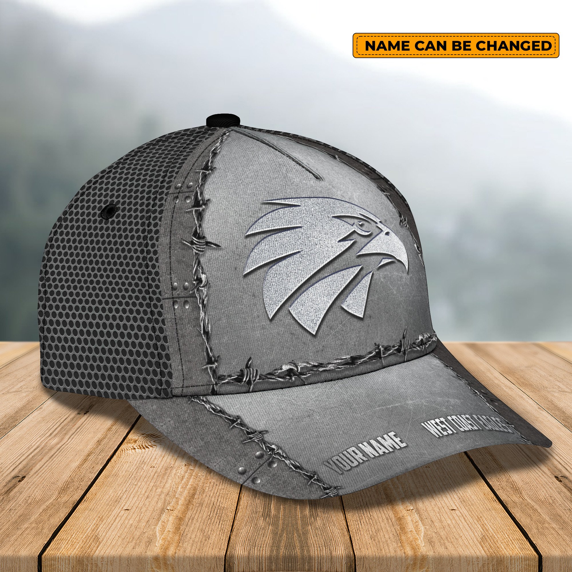 West Coast Eagles Personalized AFL Cap For Fan Baseball Cap Classic Trucker Hats Custom Hats Gifts For Men & Women