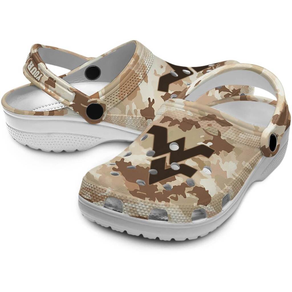 West Virginia Mountaineers Desert Camo ClogTVC1801954 - Image 3