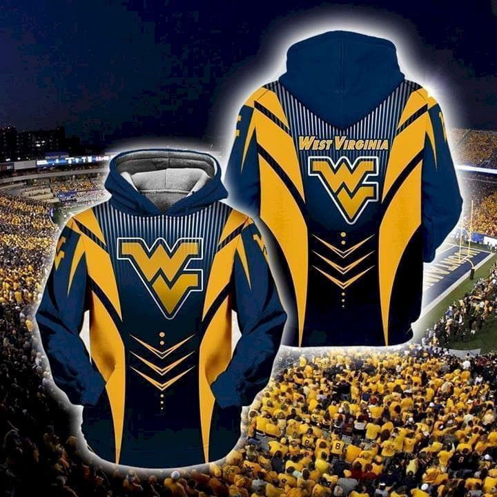 West Virginia Mountaineers For Fan 3D All Over Print Hoodie, Zip Hoodie