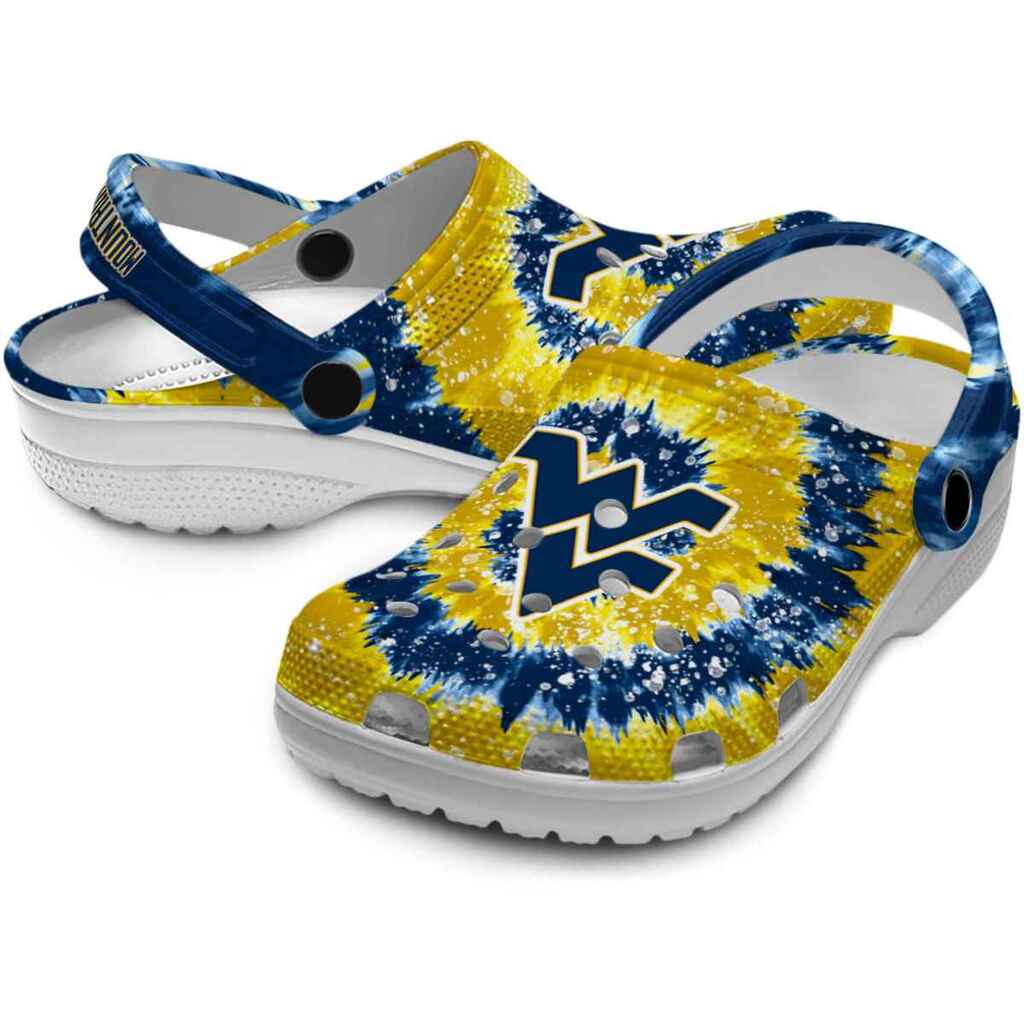 West Virginia Mountaineers Radiant Burst Effect ClogTVC180174 - Image 3