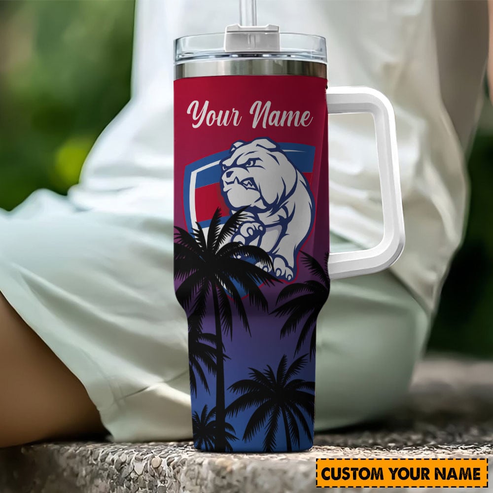 Western Bulldogs AFL Custom Stanley Cup 40 oz 30 oz Tumbler With HandleTVC2301193