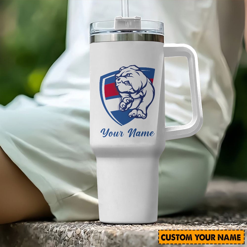 Western Bulldogs AFL Custom Stanley Cup 40 oz 30 oz Tumbler With HandleTVC2301193