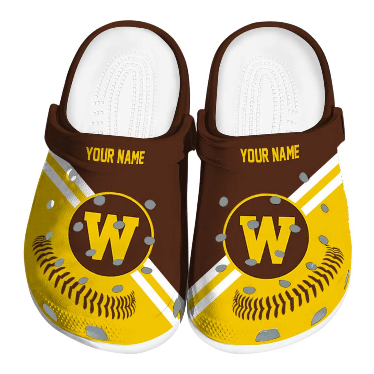 Western Michigan Broncos NCAA Sport Crocs Crocband Clogs Shoes Comfortable For Men Women and Kids