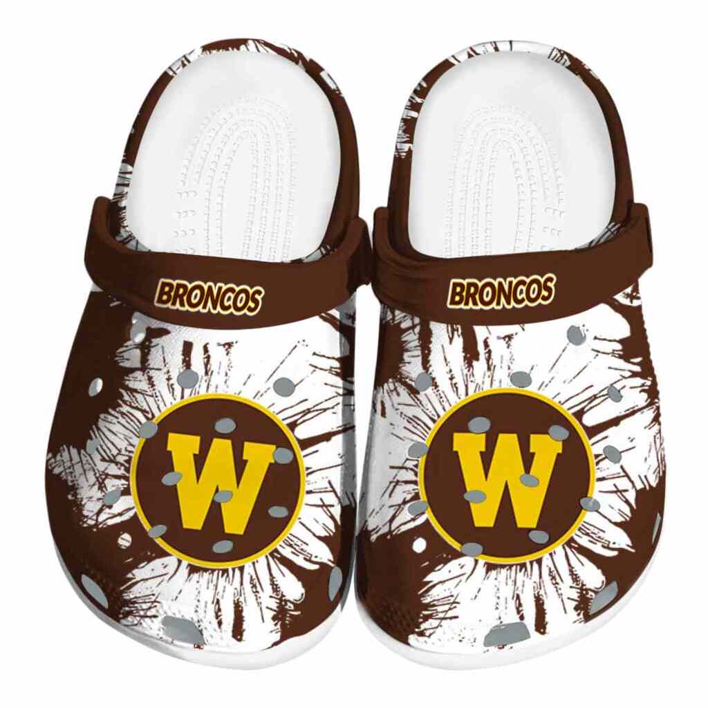 Western Michigan Broncos Splatter Graphics ClogTVC1801719