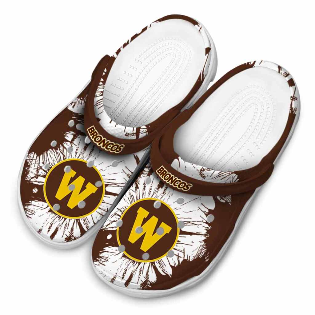Western Michigan Broncos Splatter Graphics ClogTVC1801719 - Image 4
