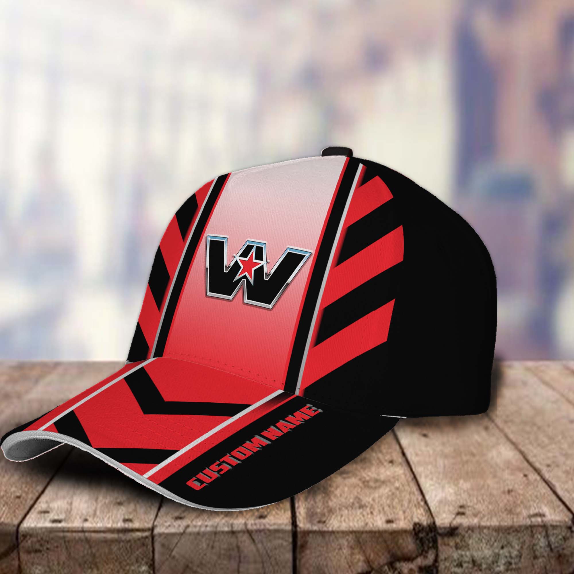 Western Star 3D Classic Cap Custom Name Trucker Hats Custom Hats Gifts For Men & Women