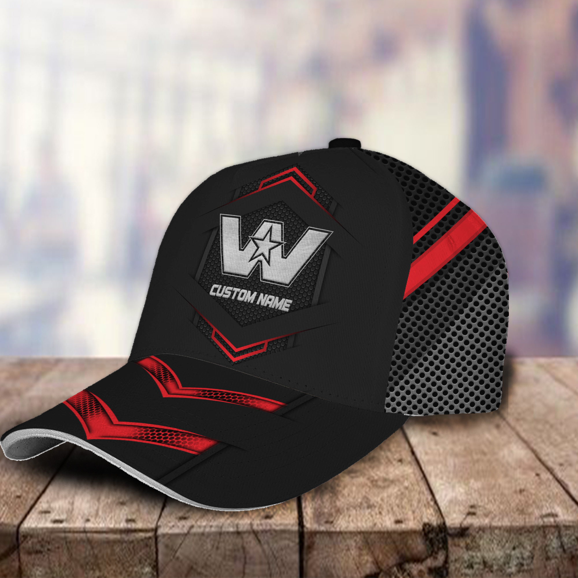 Western Star 3D Classic Cap Logo Personalized Name Trucker Hats Custom Hats Gifts For Men & Women