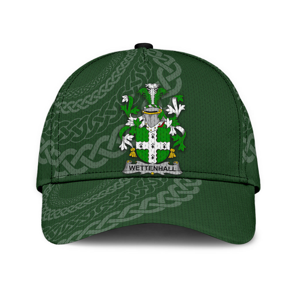 Wettenhall Coat Of Arms - Irish Family Crest St Patrick's Day Hat Classic Cap Trucker Hats Custom Hats Gifts For Men & Women