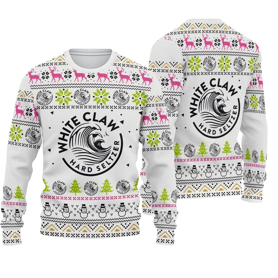 Wh Claw Hard Seltzer Beer Ugly 3D Sweater