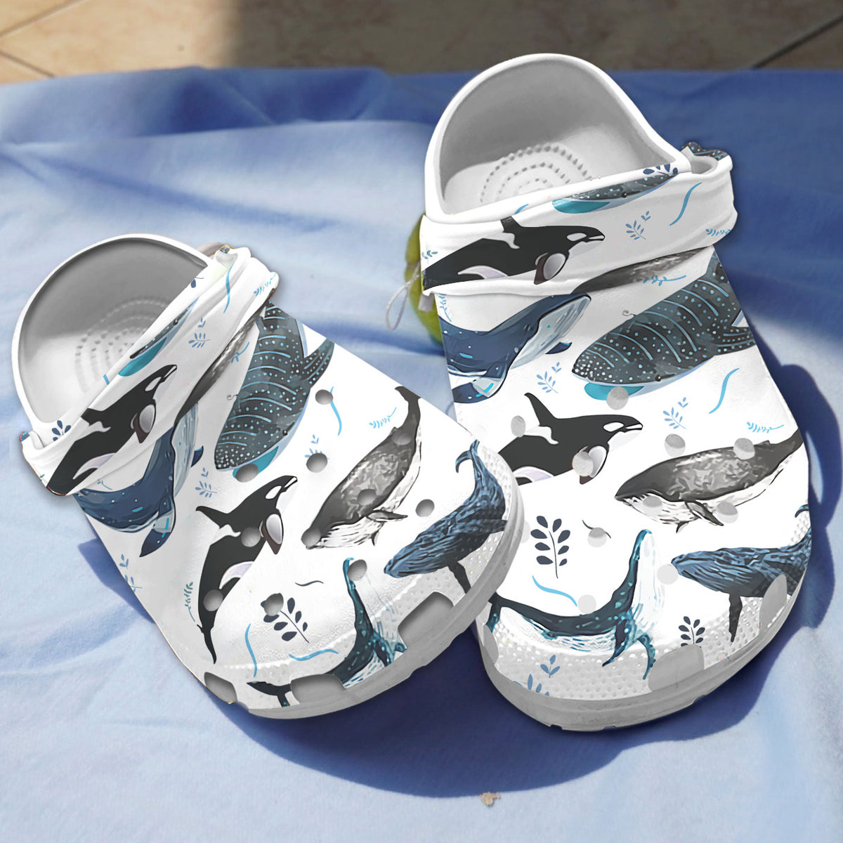 Whales Of The World Crocs Crocband Clogs Shoes Comfortable For Men Women and Kids