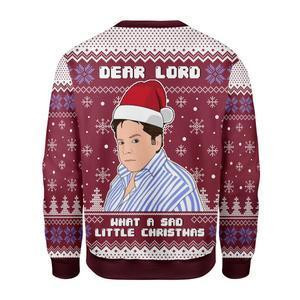 What A Sad Little Christmas Ugly Christmas Sweater Adult 3D Funny Matching for family - Image 2