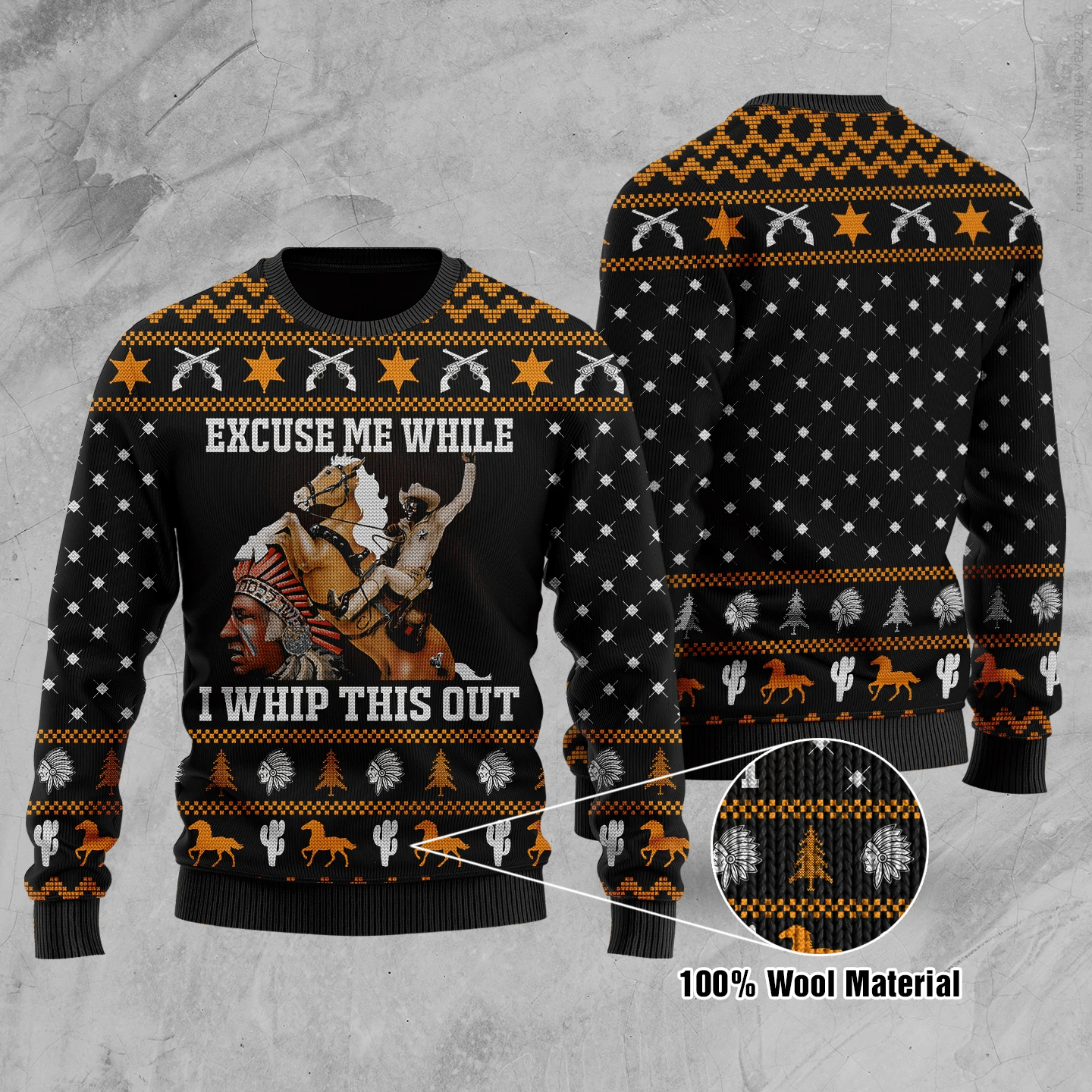 While I Whip This Out 3D Printed Ugly Christmas Sweater Adult 3D Funny Matching for family