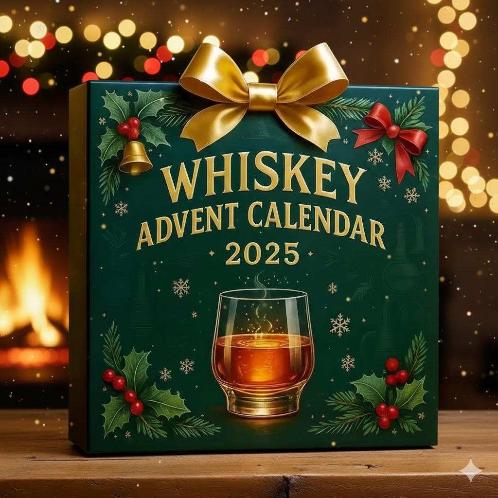 Whiskey Advent Calendar 2025: 24 Acrylic Whiskey Bottle Ornaments - Whiskey Gift Decor - Image 5