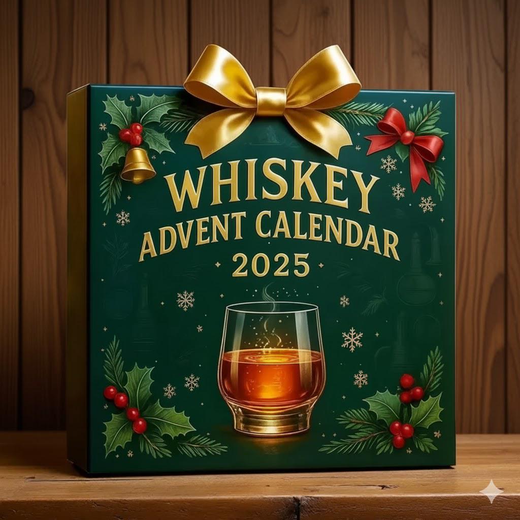 Whiskey Advent Calendar 2025: 24 Acrylic Whiskey Bottle Ornaments - Whiskey Gift Decor - Image 2