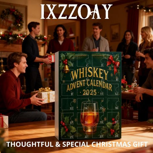 Whiskey Advent Calendar 2025,24 Days Christmas Count-down Calendar with 24 Premium Whiskey - Image 14