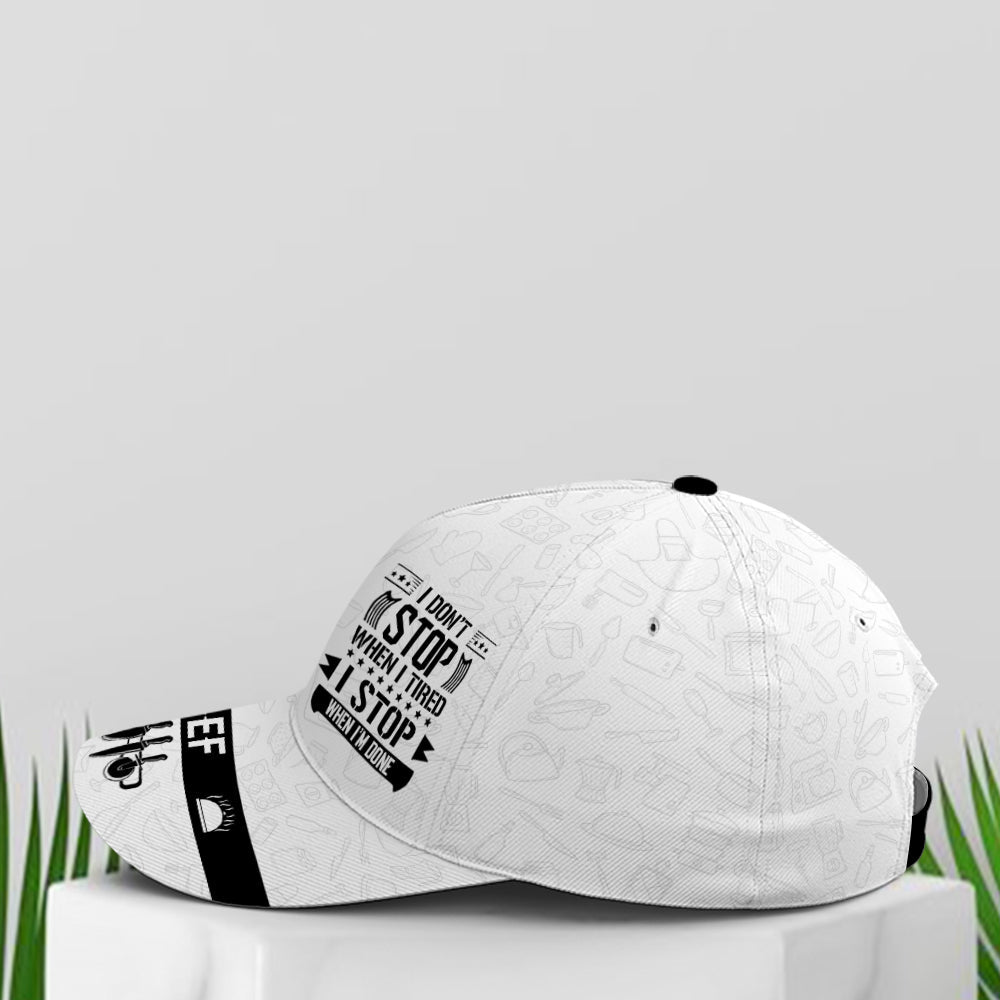 White Baseball Cap For Chef Drawing Vector Style Trucker Hats Custom Hats Gifts For Men & Women