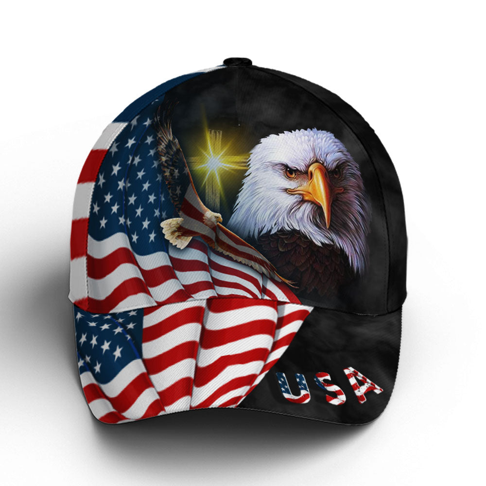 White Eagle Baseball Cap All Over Print - Gifts Hats for Men and Women Trucker Hats Custom Hats Gifts For Men & Women