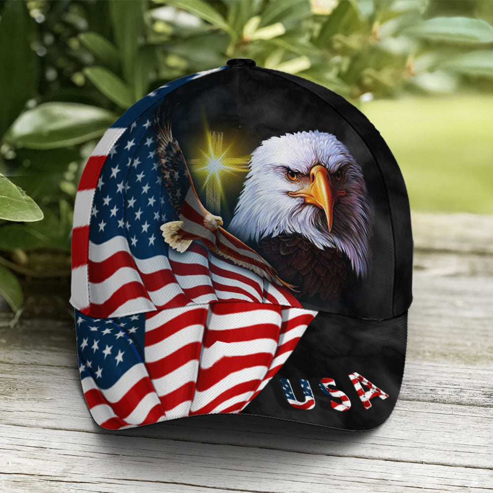 White Eagle Baseball Cap All Over Print - Gifts Hats for Men and Women Trucker Hats Custom Hats Gifts For Men & Women