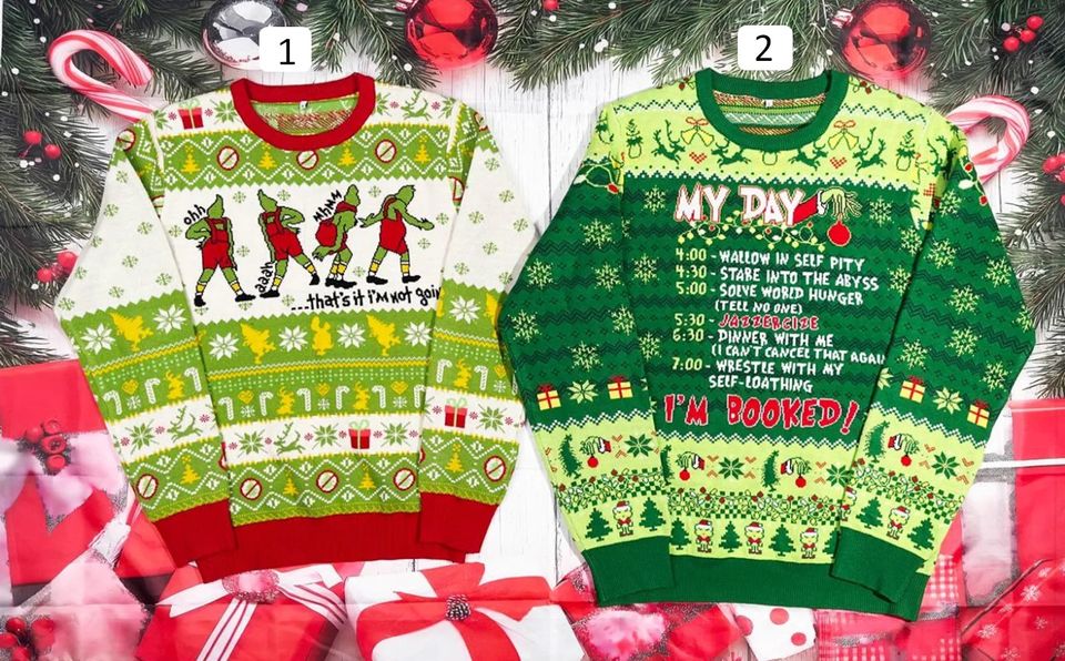 Whoville University Knitted Sweater, Christmas Movie Sweater, That's It I am Not Going Ugly