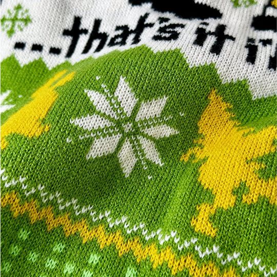 Whoville University Knitted Sweater, Christmas Movie Sweater, That's It I am Not Going Ugly - Image 17