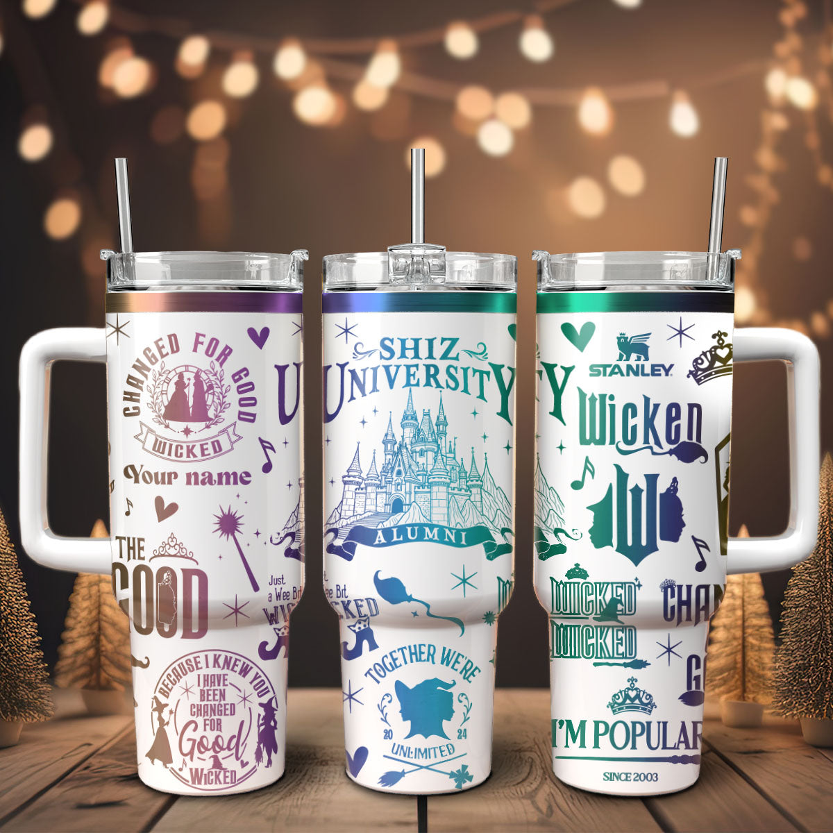 Wicked Movies Custom Stanley Cup 40 oz 30 oz Tumbler With HandleTVC2301119