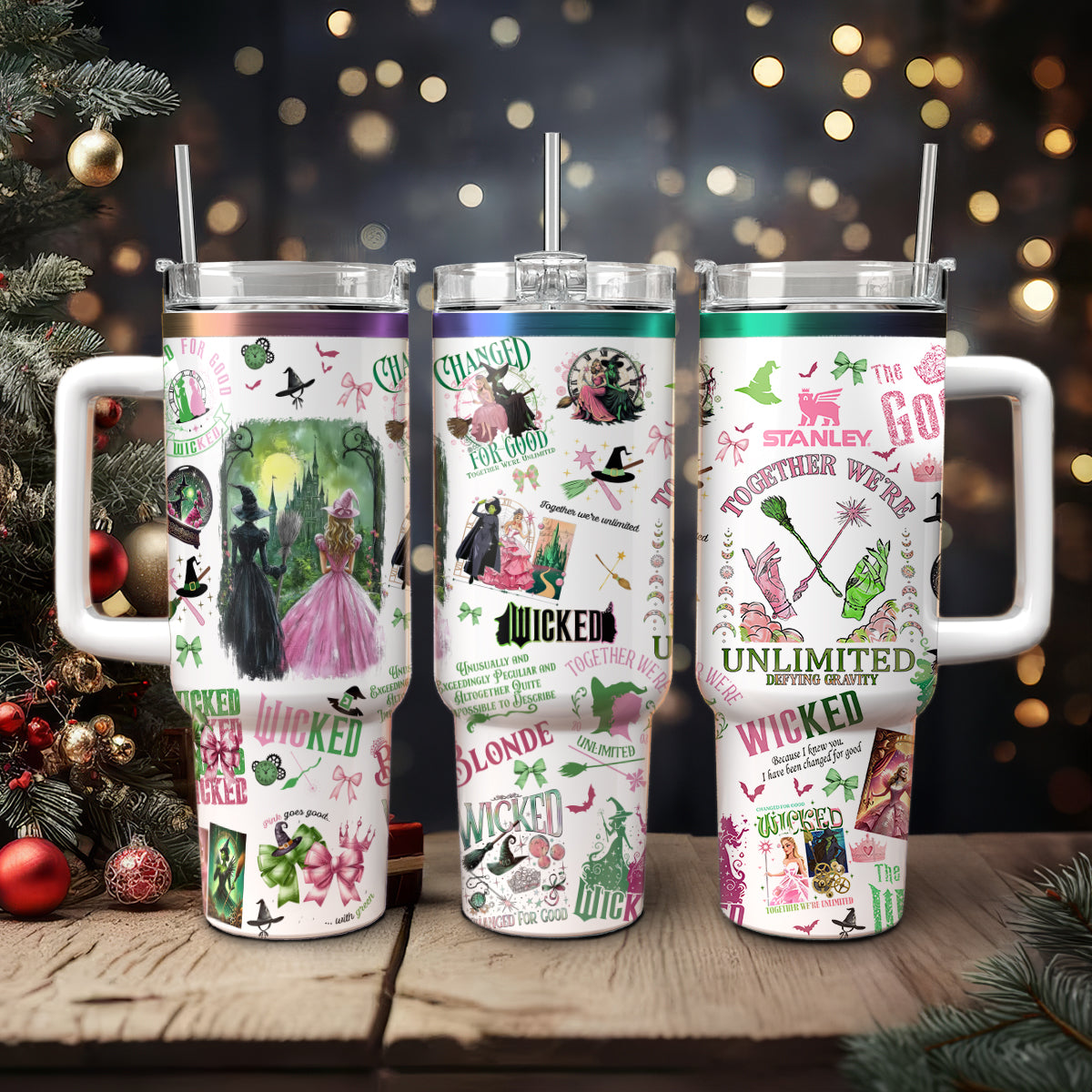 Wicked Movies Custom Stanley Cup 40 oz 30 oz Tumbler With HandleTVC2301119