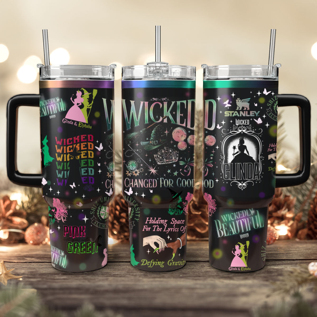 Wicked Movies Custom Stanley Cup 40 oz 30 oz Tumbler With HandleTVC2301119