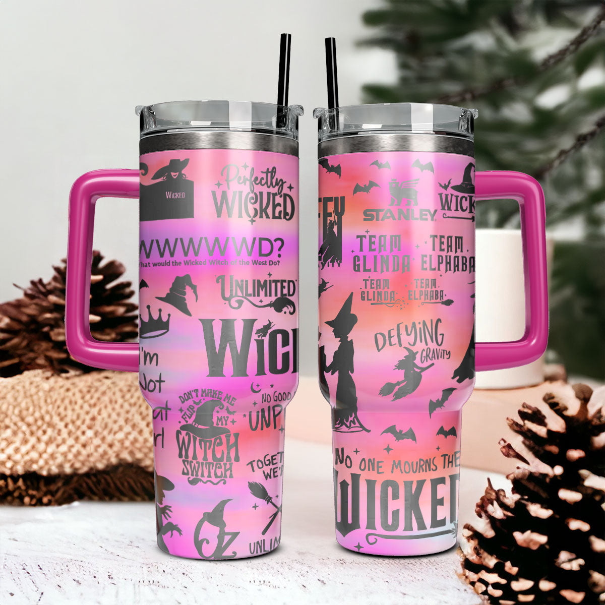 Wicked Movies Custom Stanley Cup 40 oz 30 oz Tumbler With HandleTVC2301119