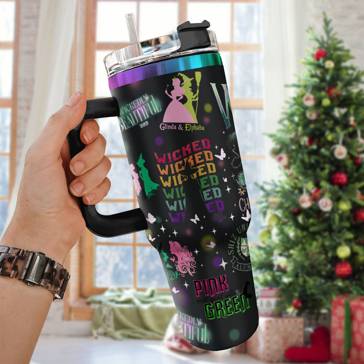 Wicked Movies Custom Stanley Cup 40 oz 30 oz Tumbler With HandleTVC2301119 - Image 5