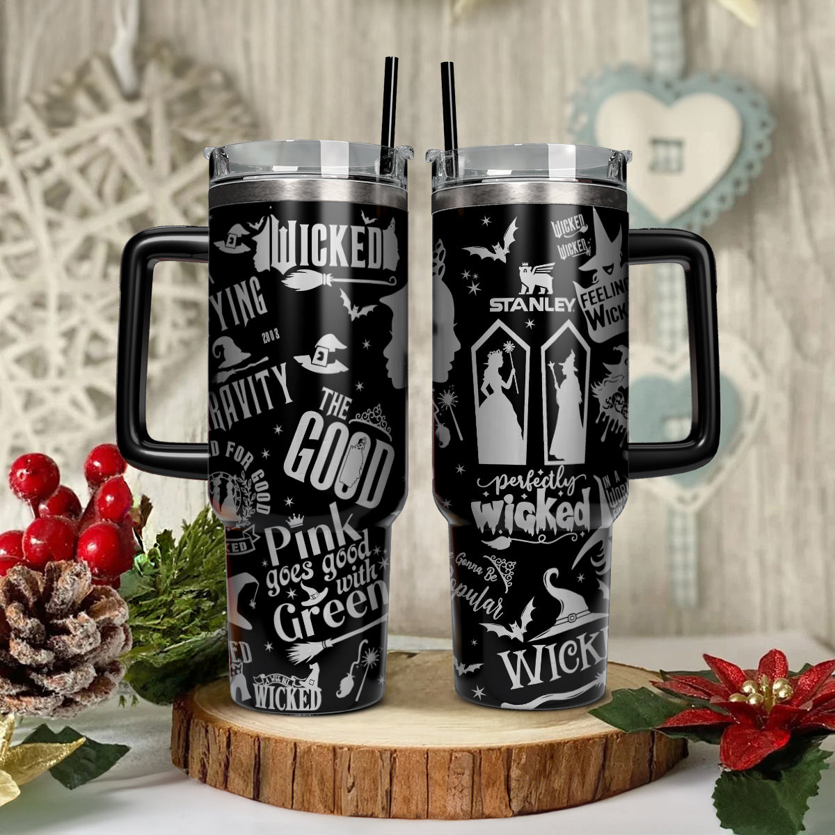 Wicked Movies Custom Stanley Cup 40 oz 30 oz Tumbler With HandleTVC2301120