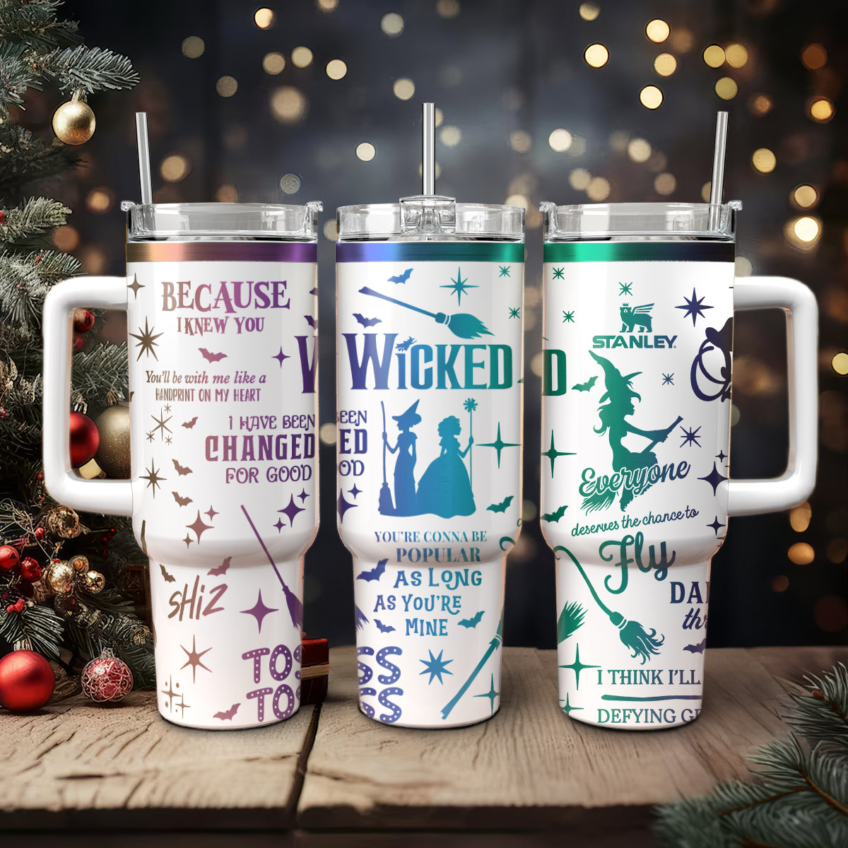 Wicked Movies Custom Stanley Cup 40 oz 30 oz Tumbler With HandleTVC2301120