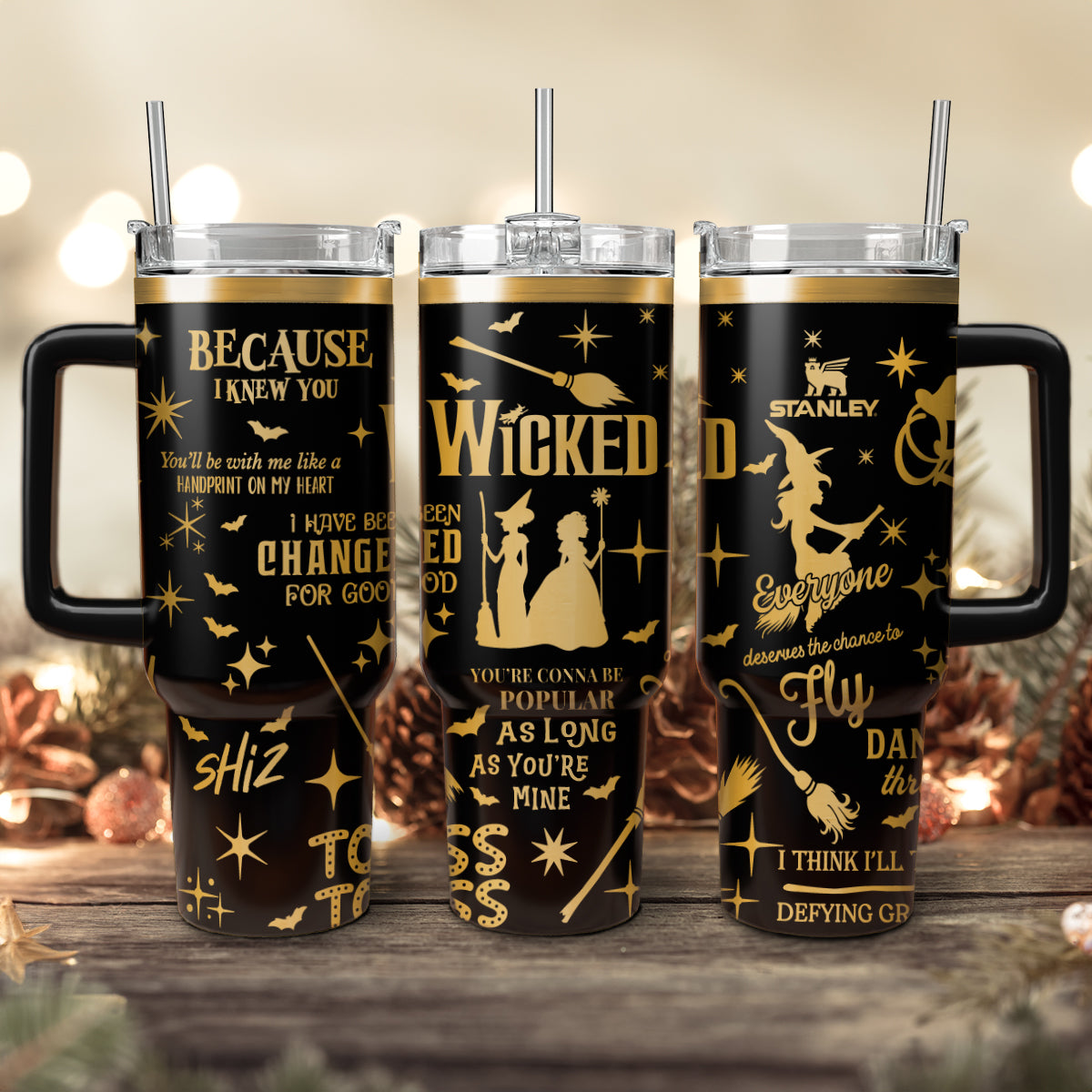 Wicked Movies Custom Stanley Cup 40 oz 30 oz Tumbler With HandleTVC2301120
