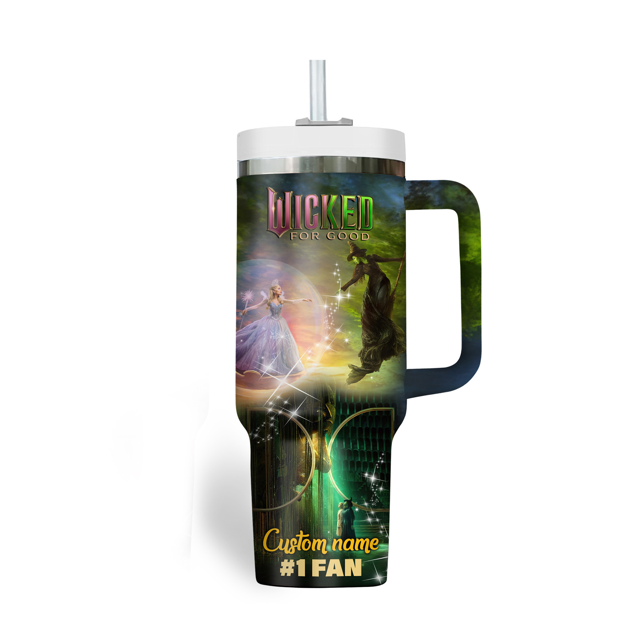 Wicked Movies Custom Stanley Cup 40 oz 30 oz Tumbler With HandleTVC2301180 - Image 4