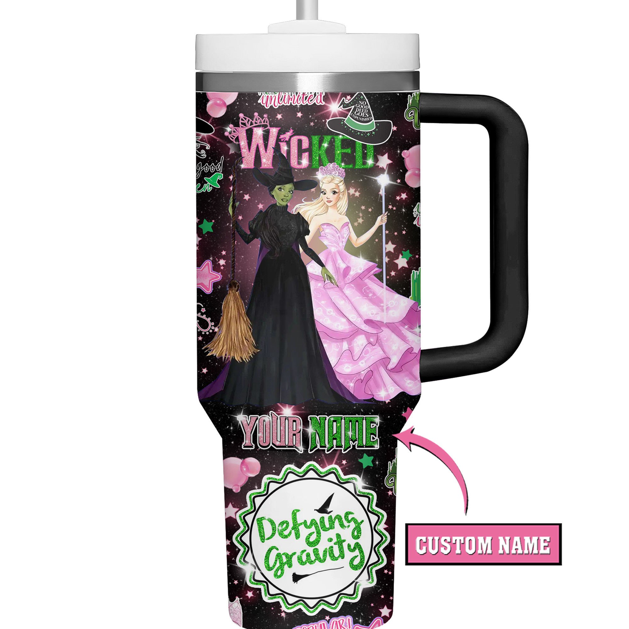 Wicked Movies Custom Stanley Cup 40 oz 30 oz Tumbler With HandleTVC2301278 - Image 2