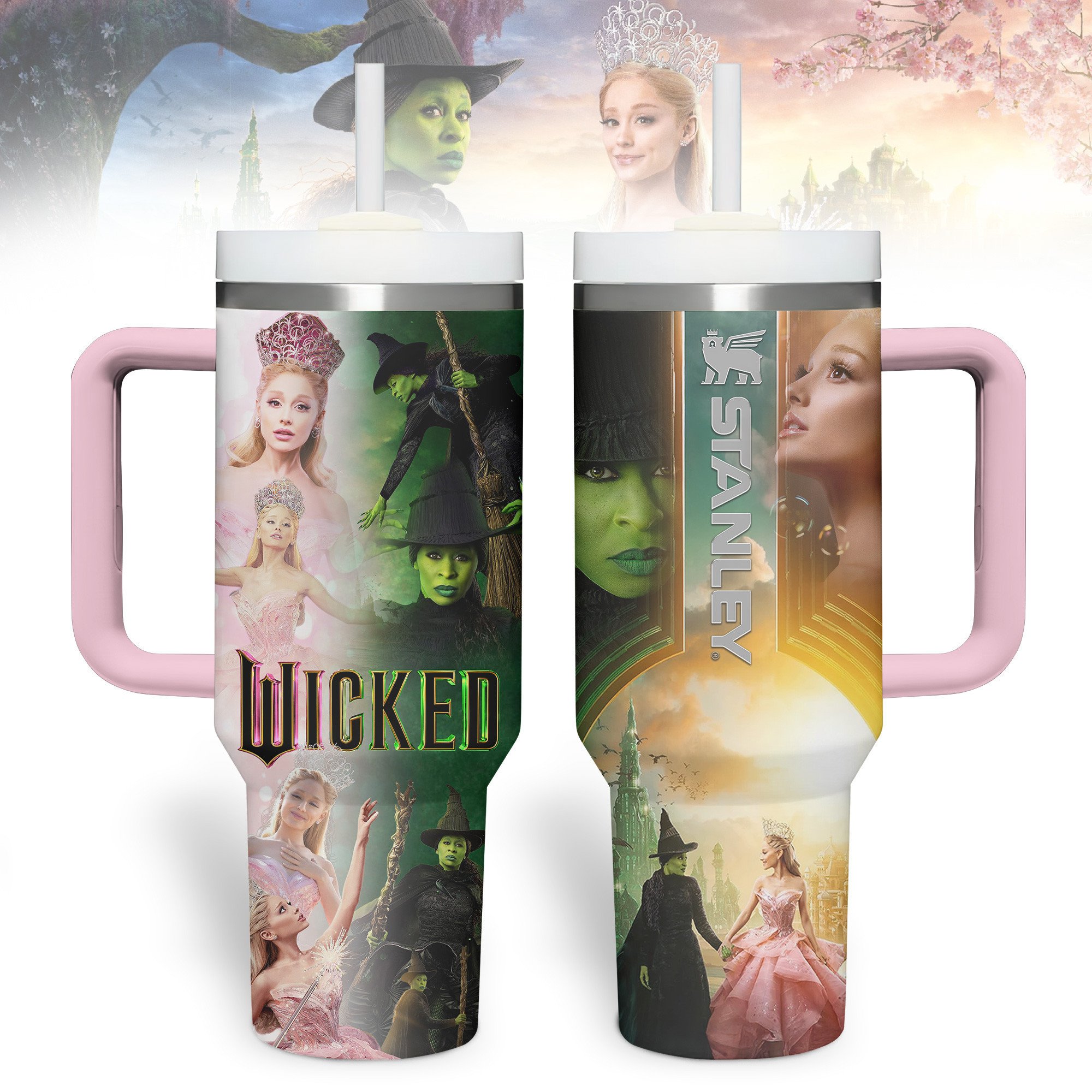 Wicked Movies Custom Stanley Cup 40 oz 30 oz Tumbler With HandleTVC2301280