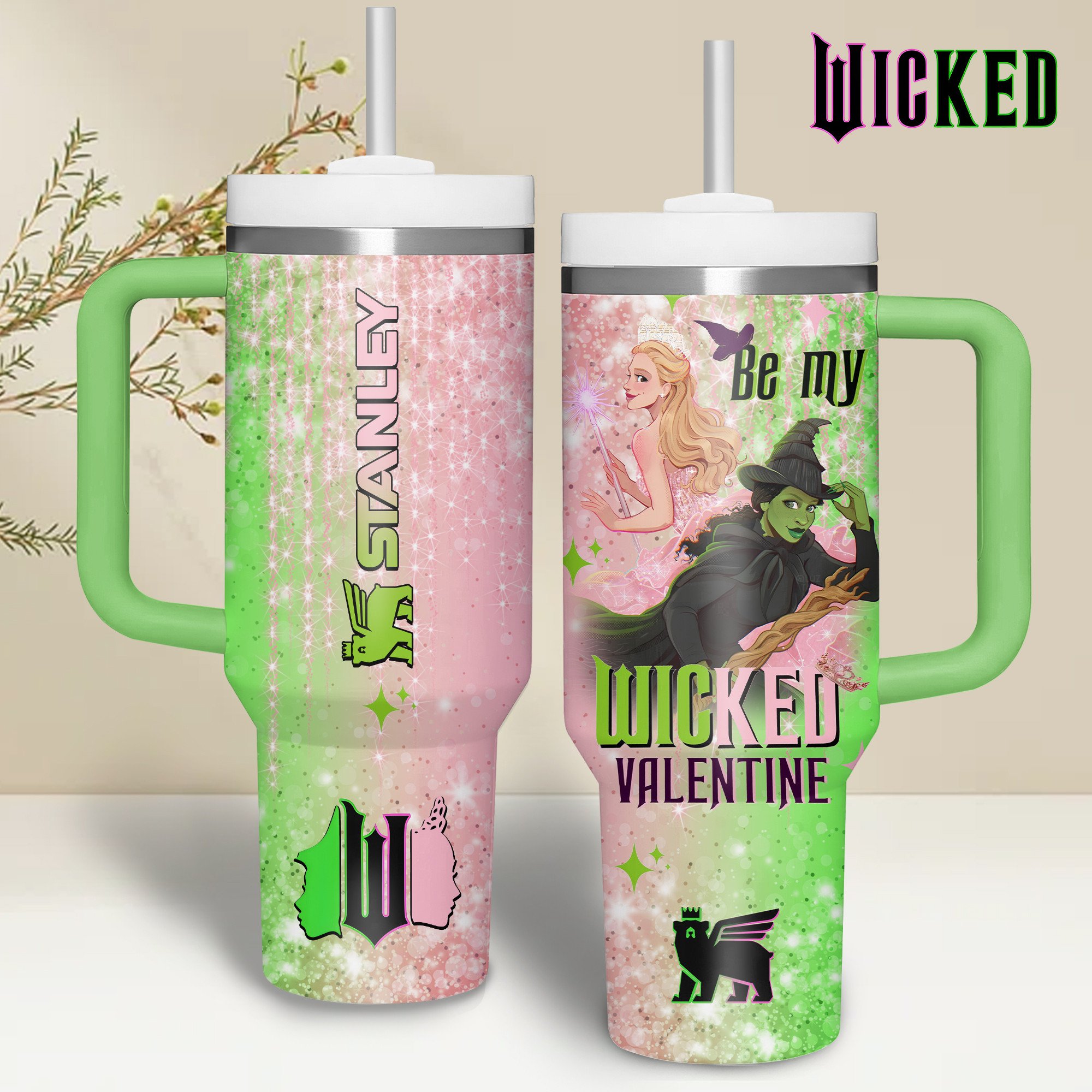 Wicked Movies Custom Stanley Cup 40 oz 30 oz Tumbler With HandleTVC2301314