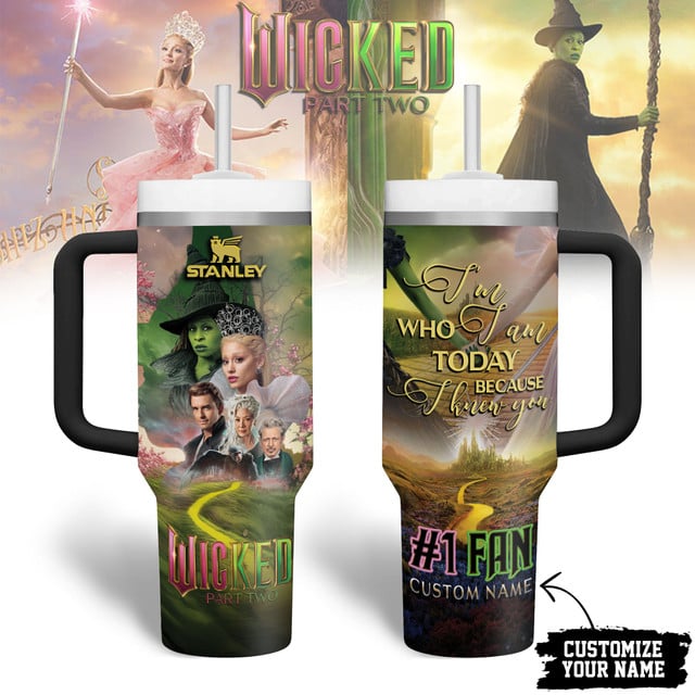 Wicked Movies Custom Stanley Cup 40 oz 30 oz Tumbler With HandleTVC230196