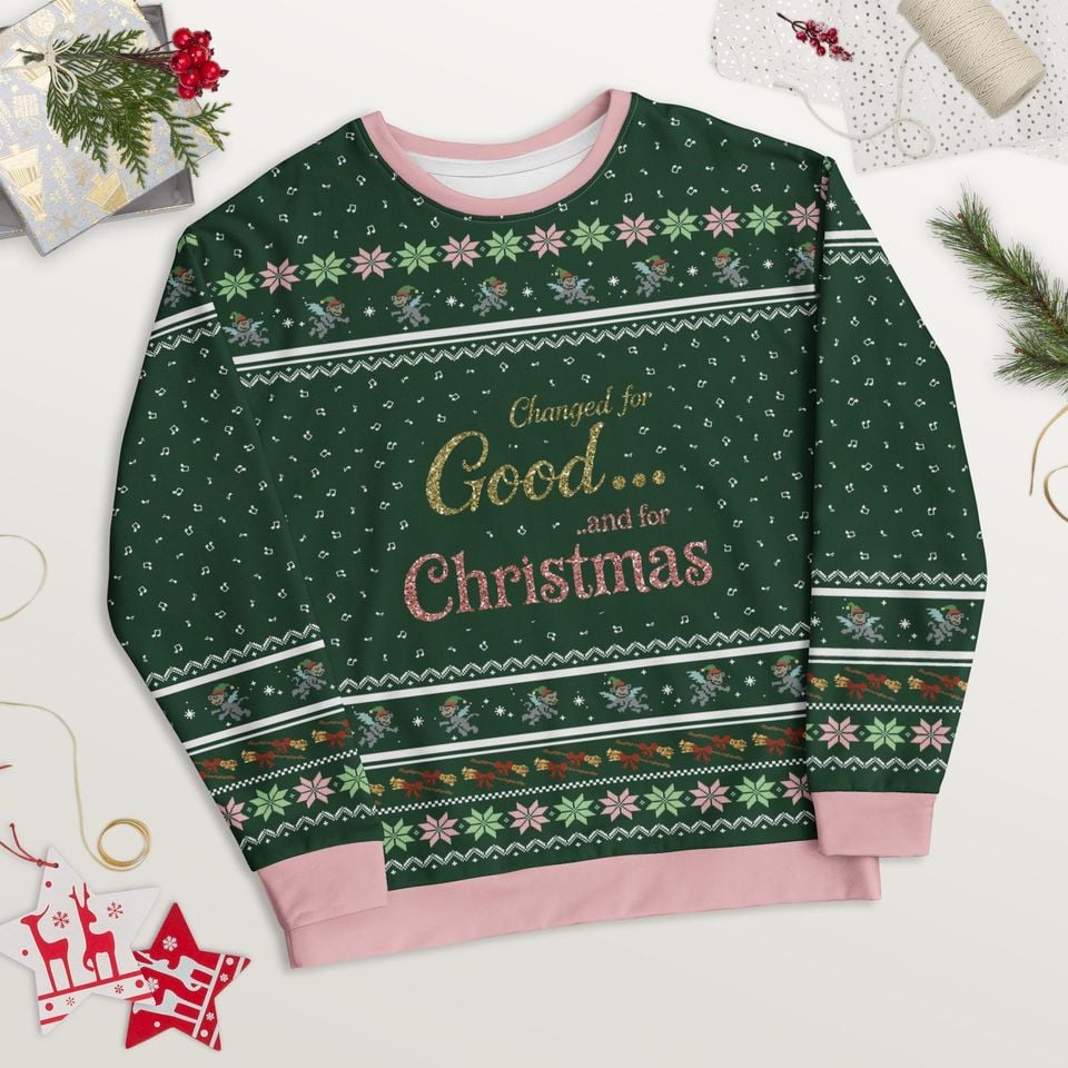 Wicked Musical Christmas Sweater: Broadway Holiday Jumper