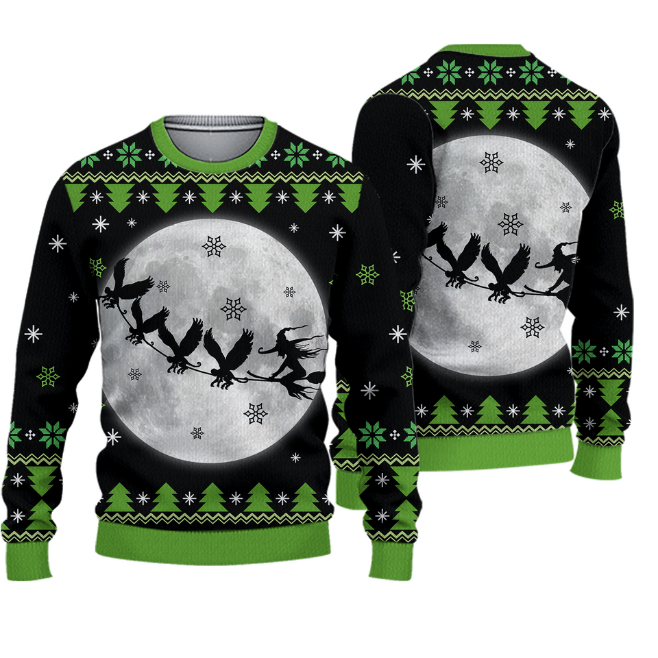 Wicked Witch Ugly Christmas Sweater, Wicked Broadway A New Musical Sweater, Christmas Gift