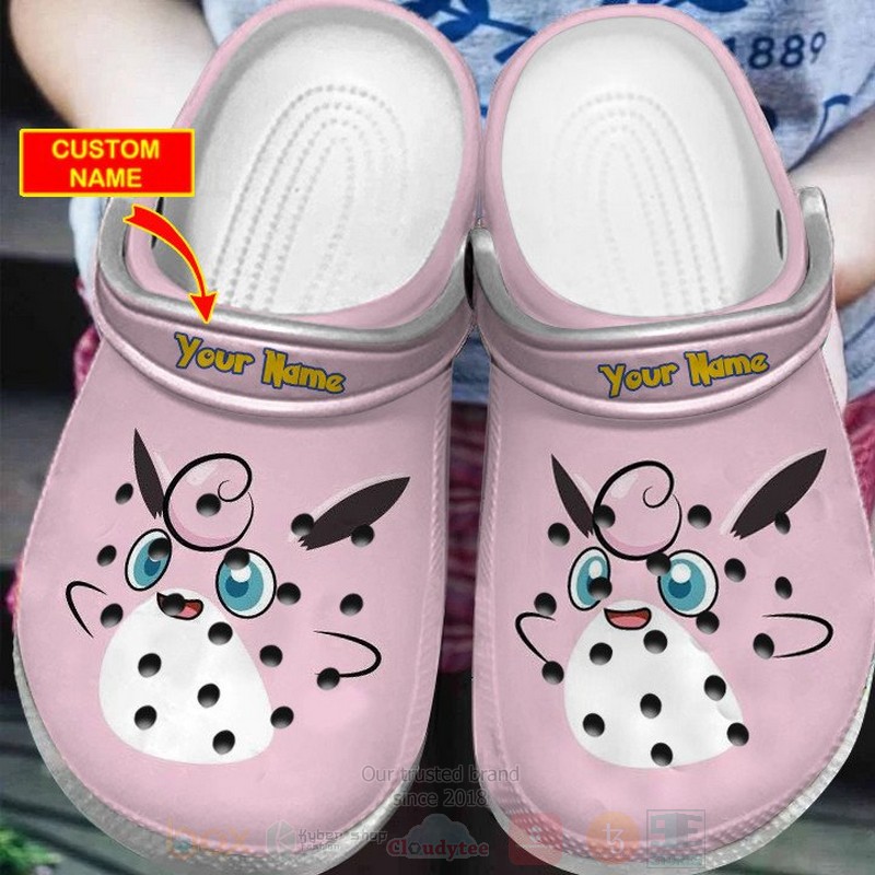 Wigglytuff Pokemon Anime Crocs Crocband Clogs Shoes Comfortable For Men Women and Kids
