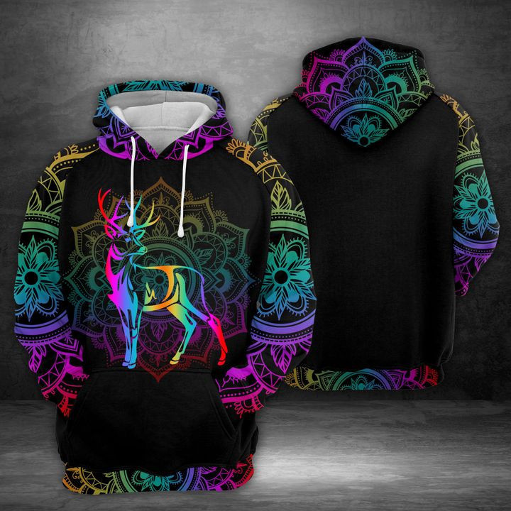 Wild Deer 3D All Over Print Hoodie, Zip Hoodie