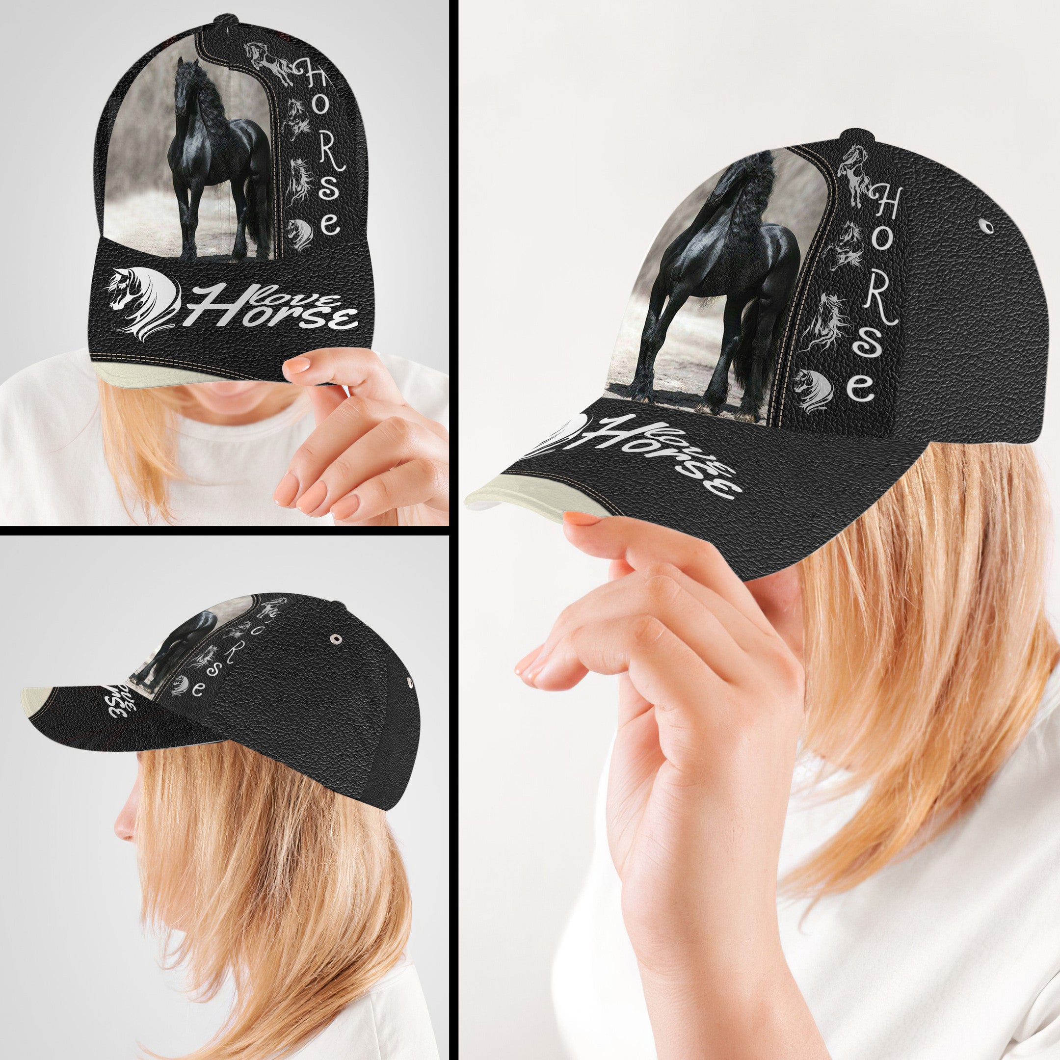 Wild Horse Hat Classic Cap Trucker Hats Custom Hats Gifts For Men & Women