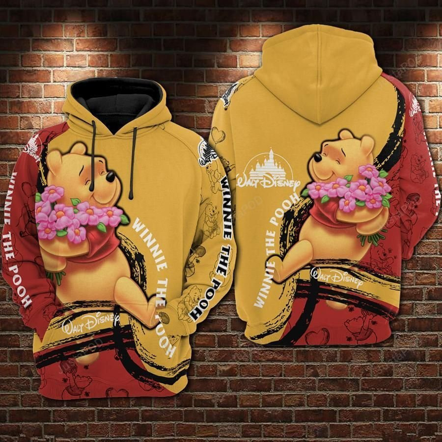 WINNIE THE POOH 3D All Over Print Hoodie, Zip Hoodie
