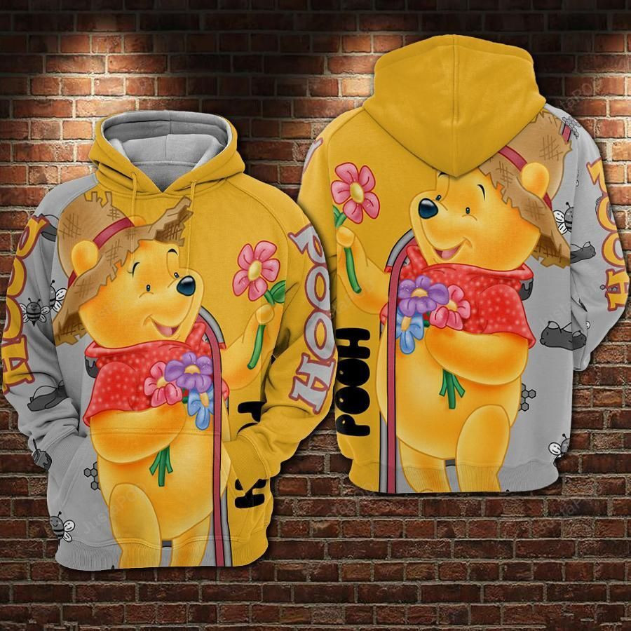 WINNIE THE POOH 3D All Over Print Hoodie, Zip Hoodie