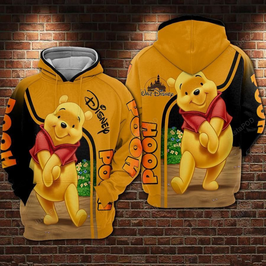 Winnie the pooh 3D All Over Print Hoodie, Zip Hoodie
