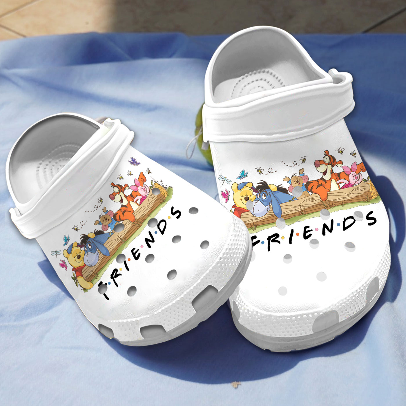 Winnie The Pooh Cartoon Crocs Crocband Clogs Shoes Comfortable For Men Women and Kids - Image 2