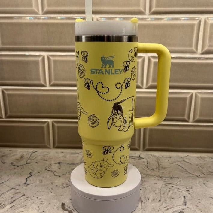 Winnie The Pooh Cartoon Custom Stanley Cup 40 oz 30 oz Tumbler With HandleTVC2301776