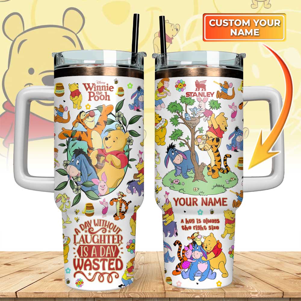 Winnie The Pooh Custom Stanley Cup 40 oz 30 oz Tumbler With HandleTVC2301127