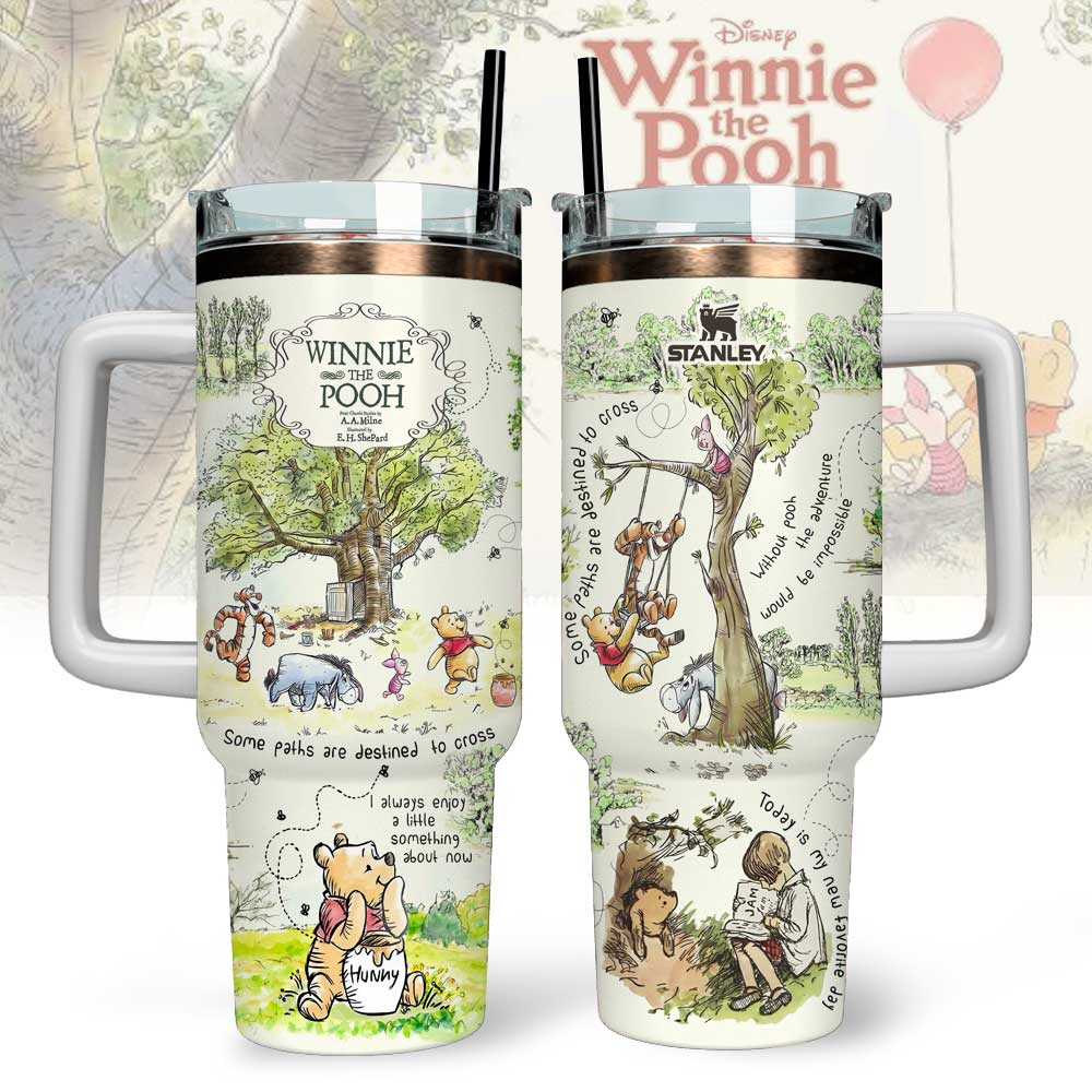 Winnie The Pooh Custom Stanley Cup 40 oz 30 oz Tumbler With HandleTVC2301127