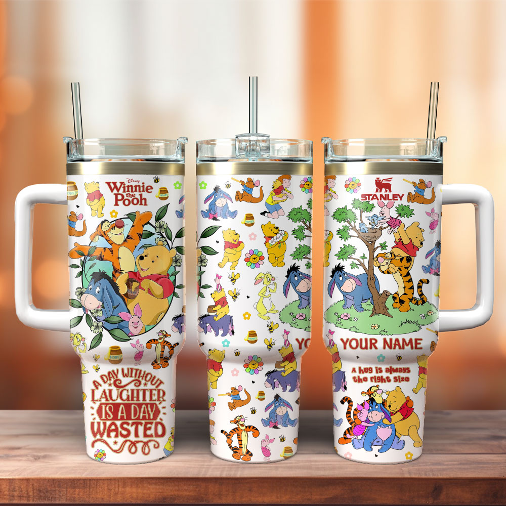 Winnie The Pooh Custom Stanley Cup 40 oz 30 oz Tumbler With HandleTVC2301127 - Image 4